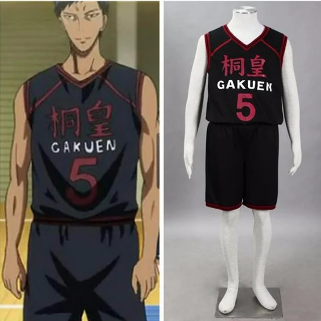 Disfraz de Anime Kuroko No Basuke, Jersey deportivo de equipo de baloncesto  escolar, también Gakuen, envío gratis - AliExpress