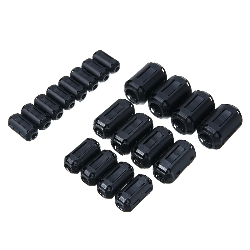 Clip-on Ferrite Ring Cable Clips Core RFI EMI Noise Suppressor Filter Beads