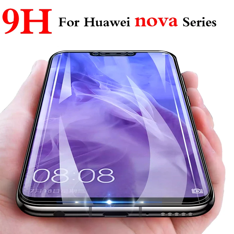 Чехол для мобильного телефона стекло Huawei nova 2 3 i 4 смарт защитное защитные