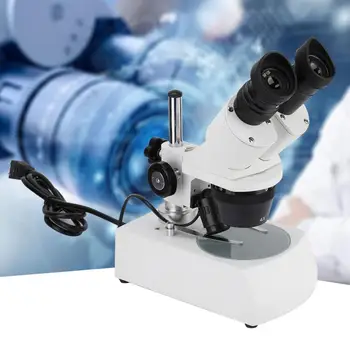 

20X-40X Students Research Forward Binocular Microscope with Upper and Lower LED 110V (US Plug) Domestic Delivery