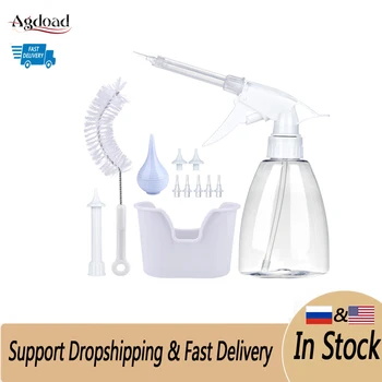 

Hot 300/500mL Ear Cleaner Irrigation Tool Ear Wax Removal Spray Bottle Ear Cleaning Washing Syringe Squeeze Bulb Kit ENT Tools