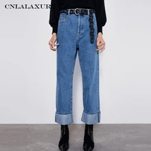 Женские джинсы, Свободные повседневные стрейтч брюки, джинсы для мам, уличная одежда, джинсовые штаны, женские брюки, свободные джинсы для женщин