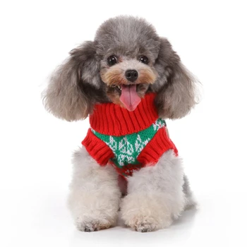 

Warm Dog Cat Sweater Clothing Winter Turtleneck Knitted Pet Cat Puppy Clothes Costume For Small Dogs Cats Chihuahua Outfit Vest