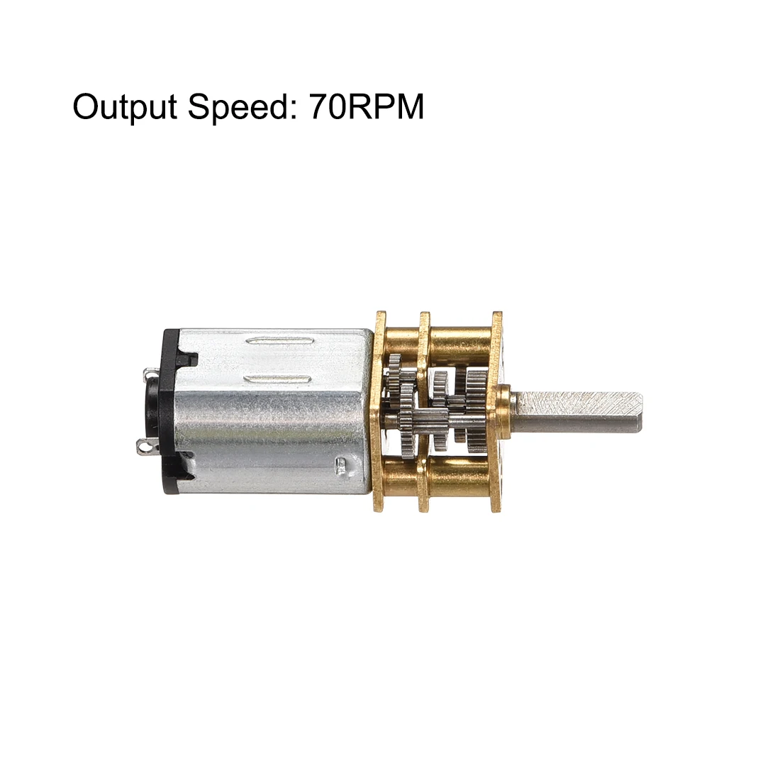 Uxcell DC 12V 70RPM Мотор-редуктор, GA12-N20 для радиоуправляемого автомобиля, модель робота, игрушки двигателя DIY