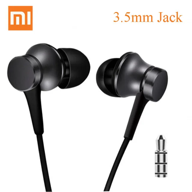 black Xiaomi mi Piston 3 наушники-вкладыши свежая Молодежная версия 3,5 мм провод управления для наушников 1,4 м музыка стерео mi c для смартфонов - Цвет: black
