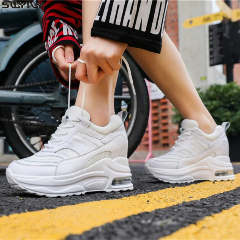 spring wedge sneakers