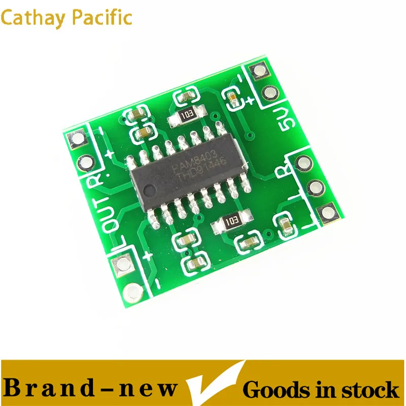 10PCS PAM8403 module Super digital amplifier board 2 * 3W Class D efficient 2.5 to 5V USB power supply | Электронные компоненты