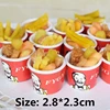 2PCS 1:6 Miniature Dollhouse Bowl Rice Mini Chinese Cuisine Pretend Food for 1/6 Blyth BJD Doll Kitchen Decor Accessories Toys 5
