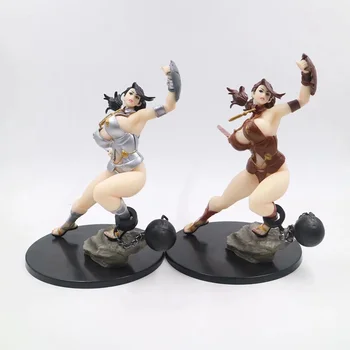 

Anime Q-six Queen's Blade Rebellion Bran Soft Breast Sexy Girl PVC Action Figure Collectible Model doll toy 26cm