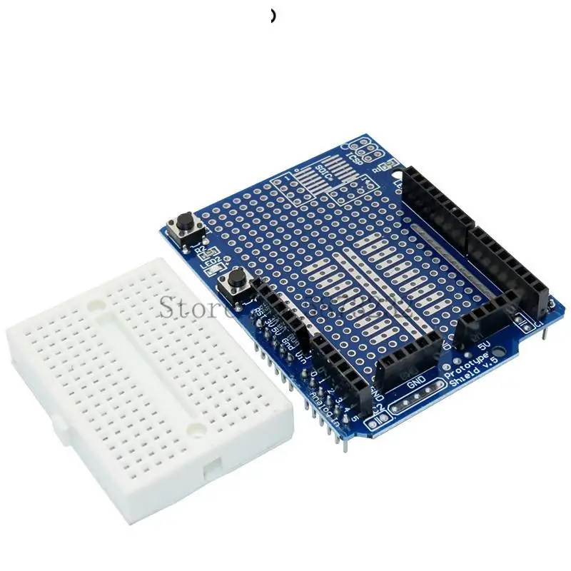 Uno Proto Shield Scheda Di Espansione Prototipo Con Syb-170 Mini Breadboard Basato Per Arduino Uno Protoshield