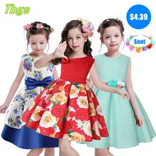 Платье принцессы для девочек; свадебное платье с цветочным узором для девочек; необычное платье с принтом; праздничное платье для дня рождения; платье с бантом; сезон осень-зима; платье с бантом для девочек