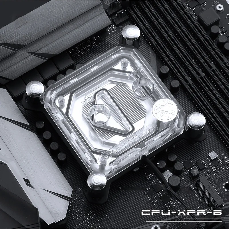 Cpu-Xpr-B-Pa, для водяных блоков ЦП Intel Lga115X/2011, система освещения Rbw, блок водяного охлаждения на микроканале