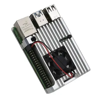 

1Set Aluminum Protective Case Enclosure Metal Shell for Raspberry Pi 4 Model B