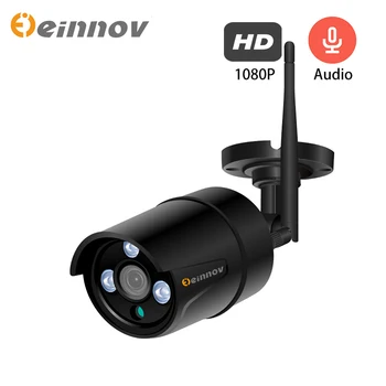 

Einnov 1080P HD Outdoor Video Surveillance Wifi IP Camera Wireless Security Camera Audio CCTV System IR Light Remote Control