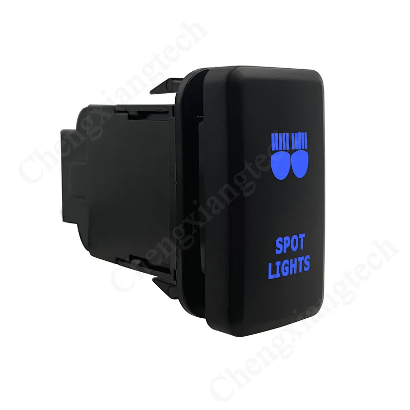 

12V Blue Led SPOT LIGHTS Push Button Switch For Toyota Landcruiser Hilux Prado 120 SERIES 4Runner 2003-2009 OEM Replacement
