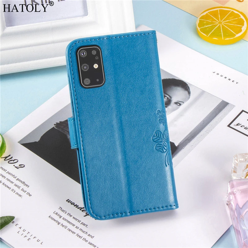 For Samsung Galaxy S20 Plus Case Flip Luxury Leather Wallet Cards Holder TPU Bumper Phone Back Cover For Samsung S20 Plus Case