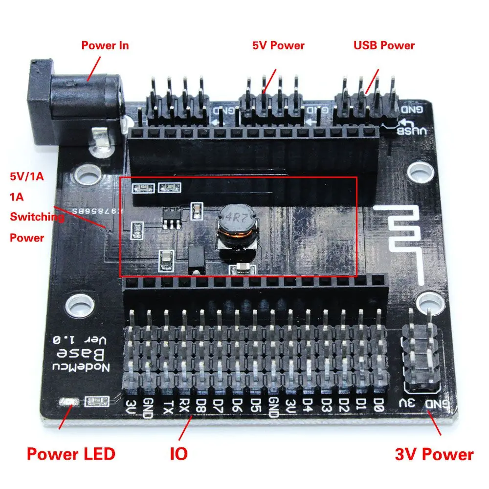 Набор для разработки 4 м 4 вспышки для NodeMcu 340G Lua wifi сетевой макетной платы ESP8266+ опорная пластина diy ki для NodeM