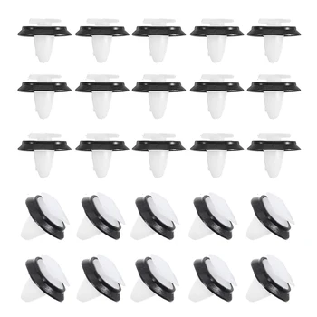 

25pcs Plastic Car Door Trim Panel Clips Kit 71728806 Fit For Fiat for Citroen for Peugeot Boxer Accessories Parts