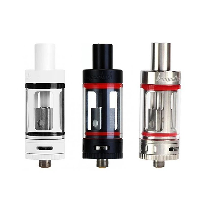 MINI tanque Kangertech de 4,5 ml, MINI tanque de 22mm, atomizador Kanger plateado negro con bobina SSOCC de 0,5 ohm