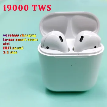 

Airoha chip mini i9000 TWS 1:1 wireless bluetooth earphone HIFi stereo earbuds