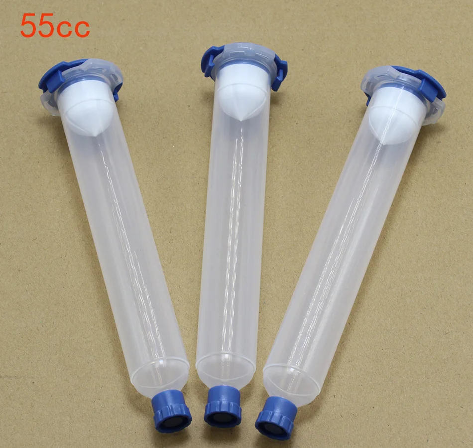USA Type 3CC 5CC 10CC 30CC 50CC Dispensing Needle Tips Plastic Industrial Syringe Barrel Liquid Dispenser