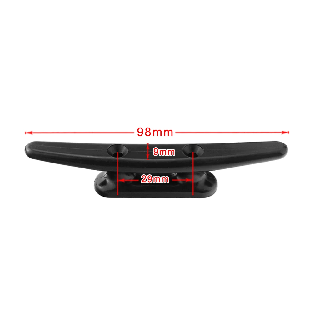 4pcs Heavy Duty 4' Nylon Marine Boat Flat Top Low Cleat Rope Tie Hardware 4pcs Heavy Duty 4' Nylon Marine Boat Flat Top Low Cleat Rope Tie Hardware