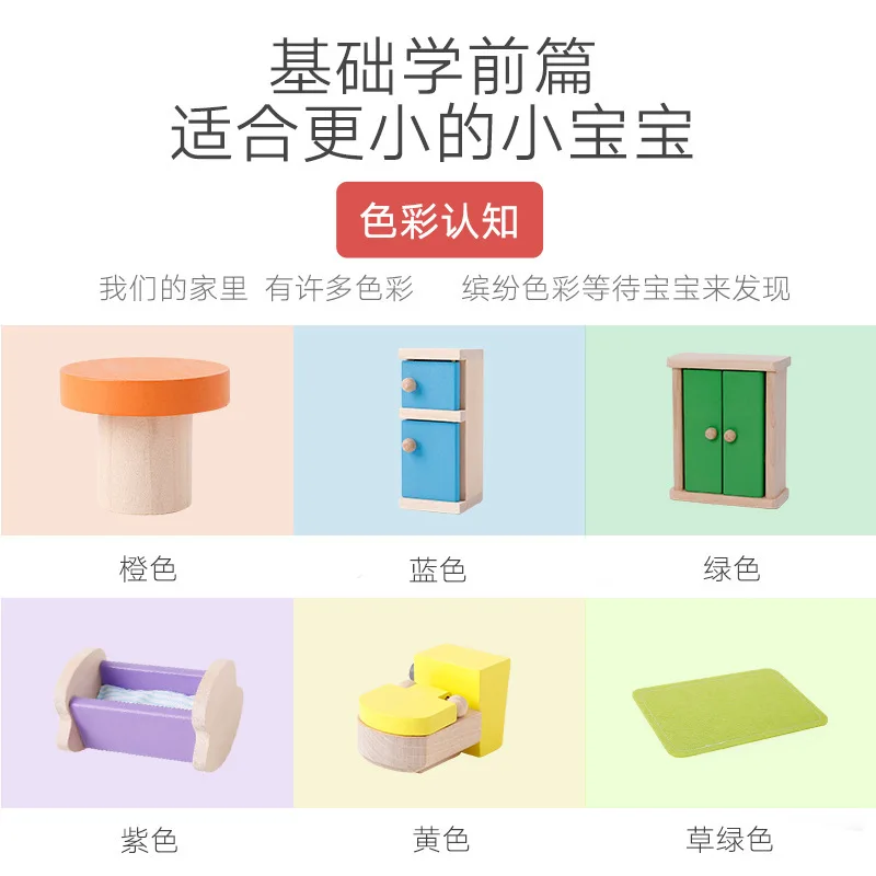 Onshine игровой дом сцена рисунок орнамент DIY, персонаж маленькая кукла деревянная мебель аксессуары для мебели