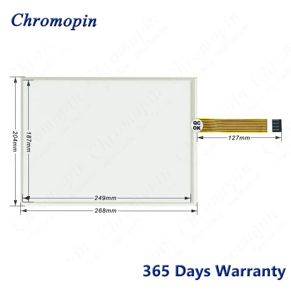 Painel da Tela de Toque para Uniop40 Etop40c-0050 Touchscreen com a Película Protetora da Sobreposição Dianteira Etop40b0050 Etop40-0050 - Imagem 2