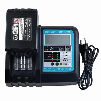 

3A Charging Li-ion Battery Charger for Makita 14.4V-18V DC18RC DC18RA with USB Port DU55