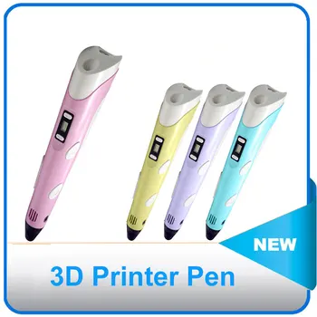 

3D Printing Pen Digital Display Intelligent 3D Pen High Temperature 3D Graffiti Painting Pens With USB Educational Toys Gift