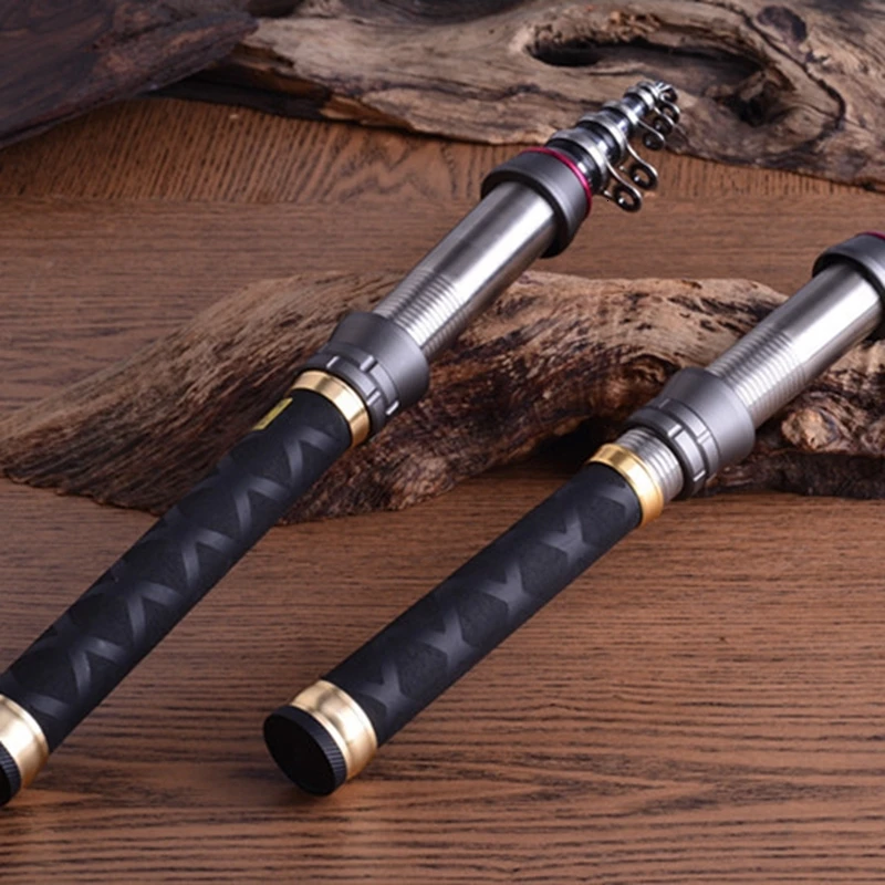 

Ultrashort Carbon 1.5M1.8M 2.1M 2.4M Portable Telescopic Fishing Rod Spinning Fish Hand Fishing Tackle Sea Rod Ocean Rod