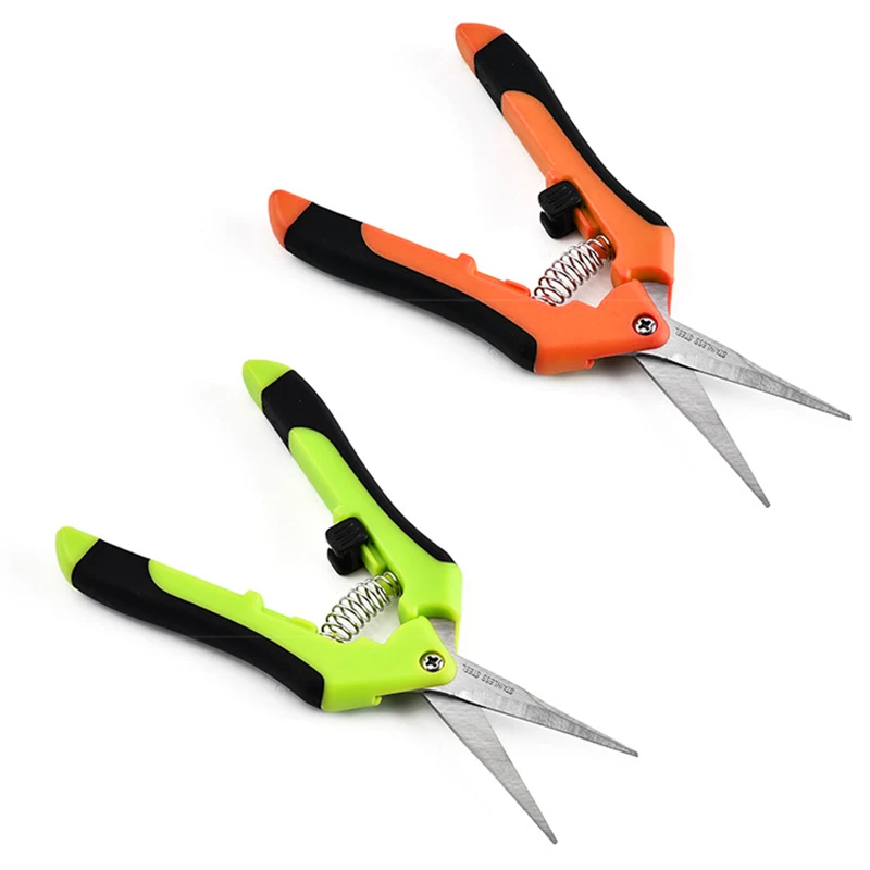 Garden Scissors Stainless Steel Pruning Shears Fruit Picking Household Potted Trim Branches Small | Инструменты