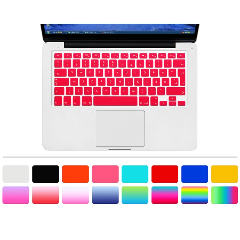 Силиконовый чехол для клавиатуры с надписью Danmark для Apple Macbook Air retina, наклейка на клавиатуру, пленка для кожи, только для США, введите клавиатуру