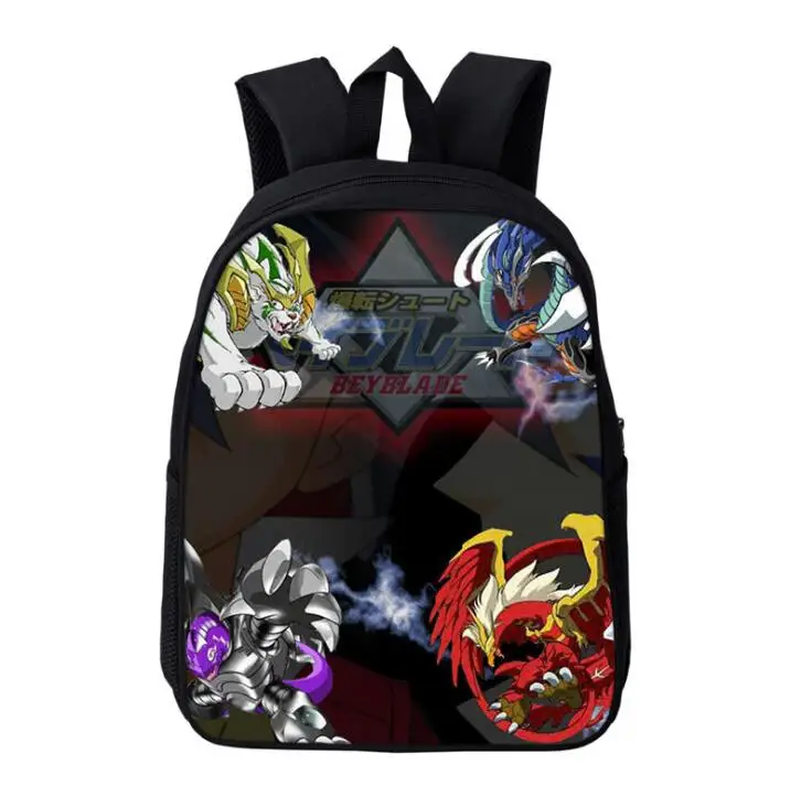 Мода: Beyblade Burst игровой принт рюкзак 3D Аниме студенческий школьный рюкзак Softback - Цвет: as picture