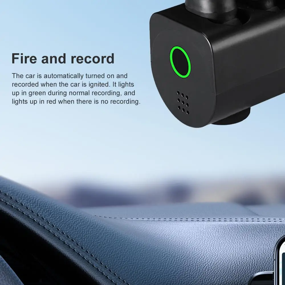 Автомобильный мини видеорегистратор с Wi Fi HD 1080P ночным видением голосовое