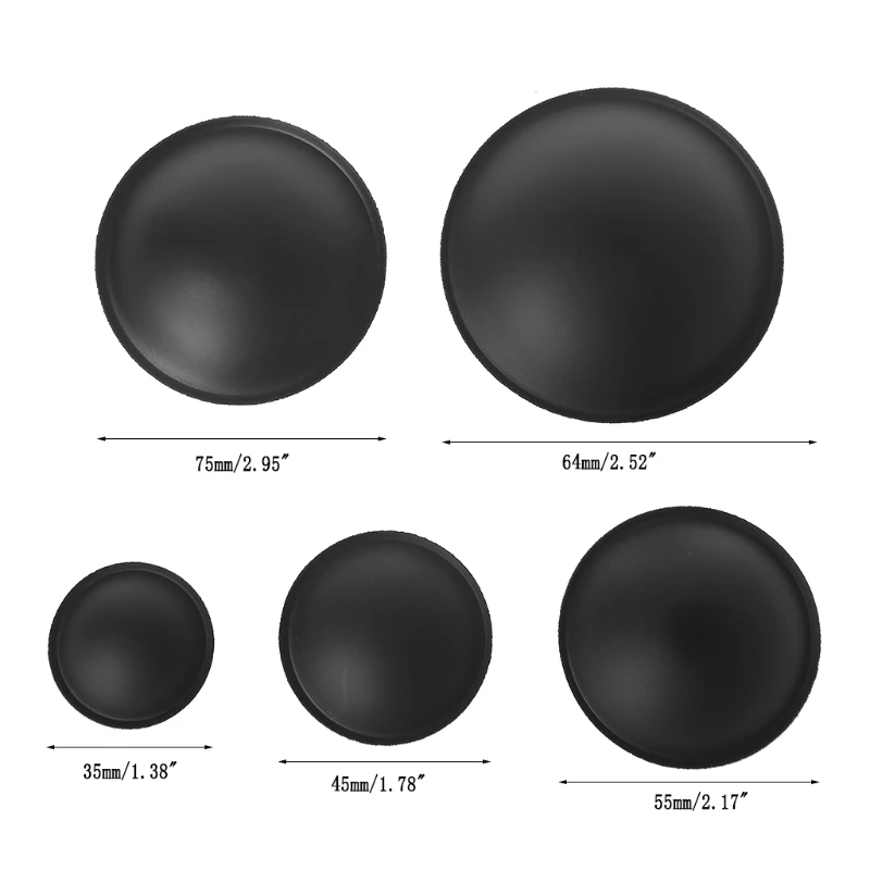 2 шт. 35 мм~ 75 мм аудио динамик сабвуфер громкий динамик купольная бумага Пылезащитная крышка конусная накладка