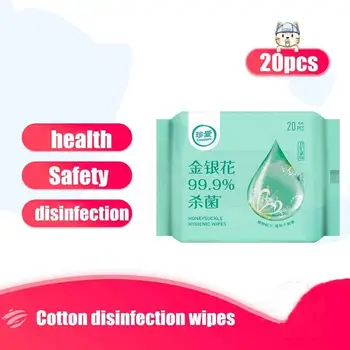 

Antibacterial Wet Wipe Tissue Clean Hand Health Care 20 wipes/pack
