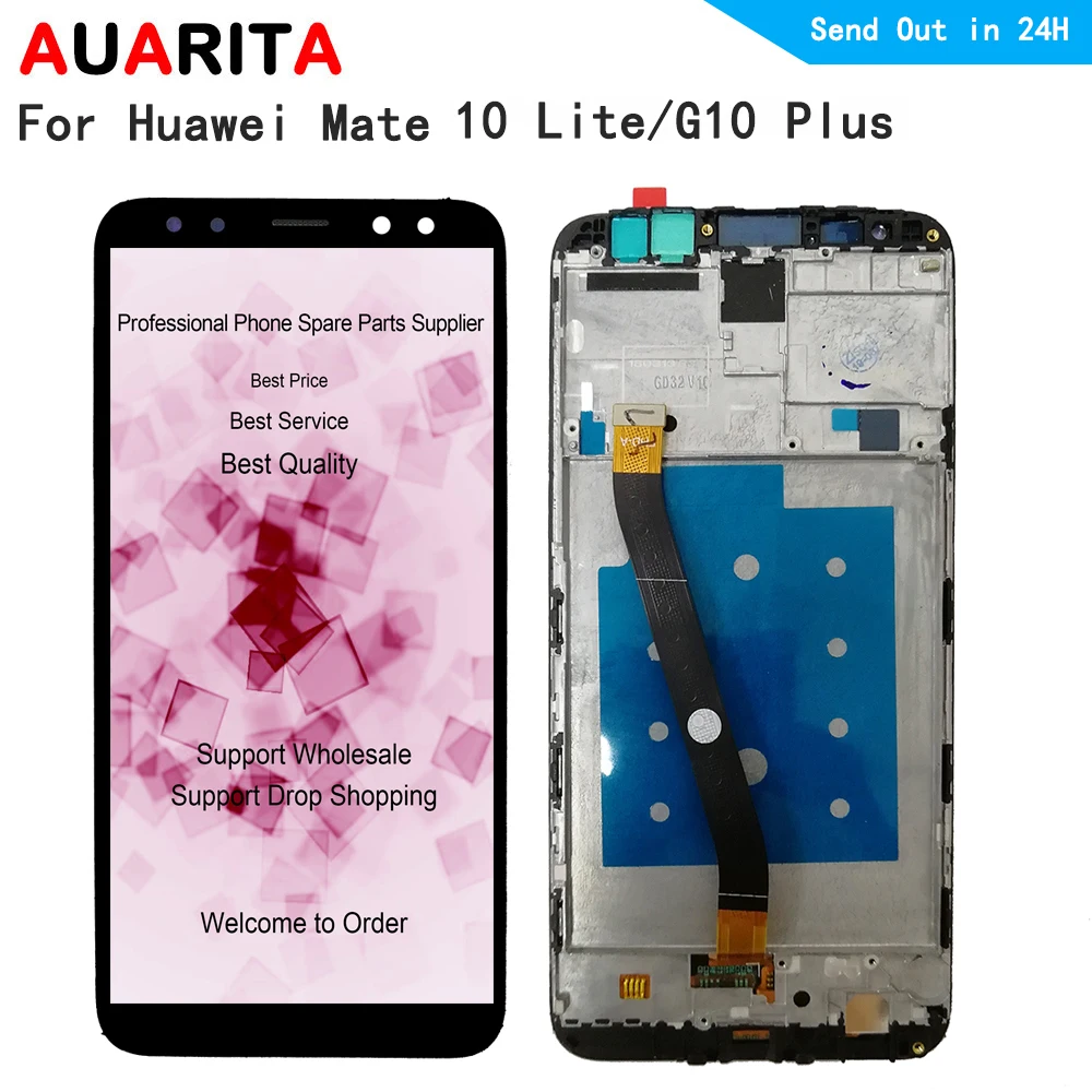 ЖК дисплей с дигитайзером на сенсорной панели для Huawei Mate10 Lite G10 plus Honor 9i nova 2i Maimang6