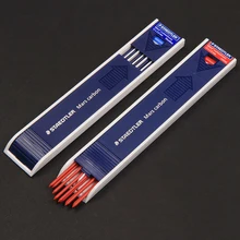 Staedtler графические механические карандаши свинцовые заправки синий/красный(1 туба, 12 шт.) 2,0 мм для технического дизайна школьные и офисные принадлежности