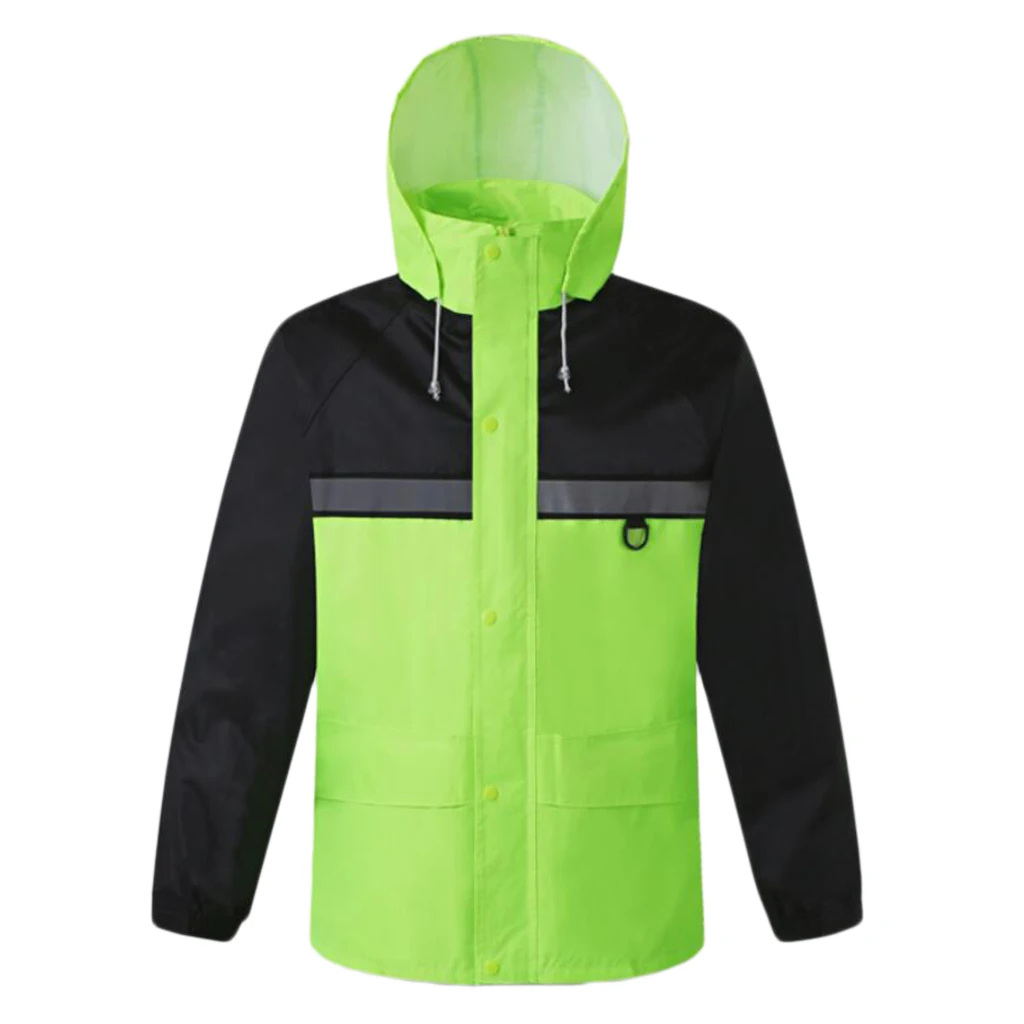 Safety green rain jacket Clearance