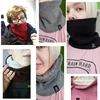 Bufanda de punto de mujer a la moda 2022, bufandas de lana abrigadas para invierno, Unisex grueso, bufandas para cuello de pico para hombre ► Foto 3/6