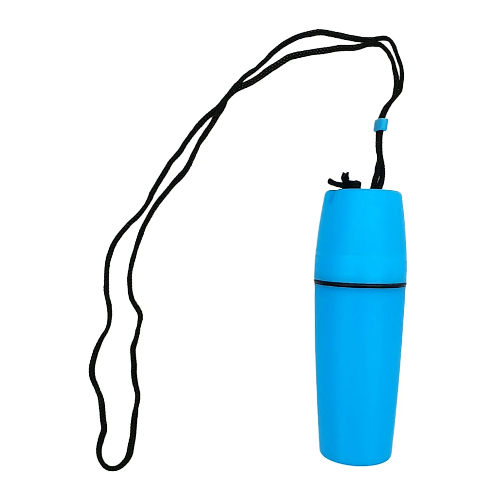 Waterproof Dry Canister Container Bottle Case O-ring Sealed with Lanyard for Kayaking Swimming Canoeing Swimming Boating