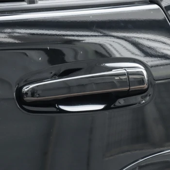 

8pcs/Set Exterior Door Outer Handle Cover Trim Black For Toyota 4Runner 2017-20