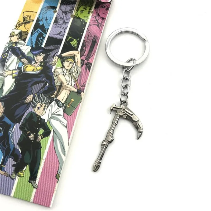 Аниме Необычные Приключения jojojo's Higashikata Josuke Rohan Kishibe аксессуары брелок косплей металлический материал Рождественский подарок - Цвет: 3