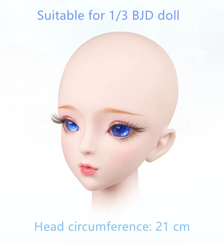 1/3 bjd кукла парик волосы для куклы 60 см, только парик, без куклы, SD ледяной