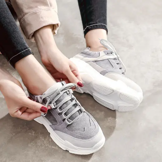 Buy Female Shoes Creepers with Fur Dropshipping 2019 New Winter Women Sneakers Platform Ladies Trainers Shoes Zapatos De Mujer