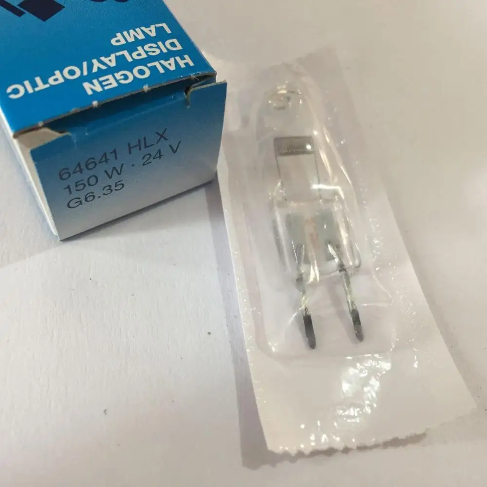 1 шт. HLX64641 24V 150W Лампочка GER HLX 64641 24V150W G6.35 галогенная лампа хирургические лампы