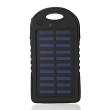 Solar 20000 Mah Power Bank Draagbare Zonnepaneel Dual Usb Batterij Oplader Opladen Led Batterij Oplader Voor Iphone5 6 7 8 X(China)