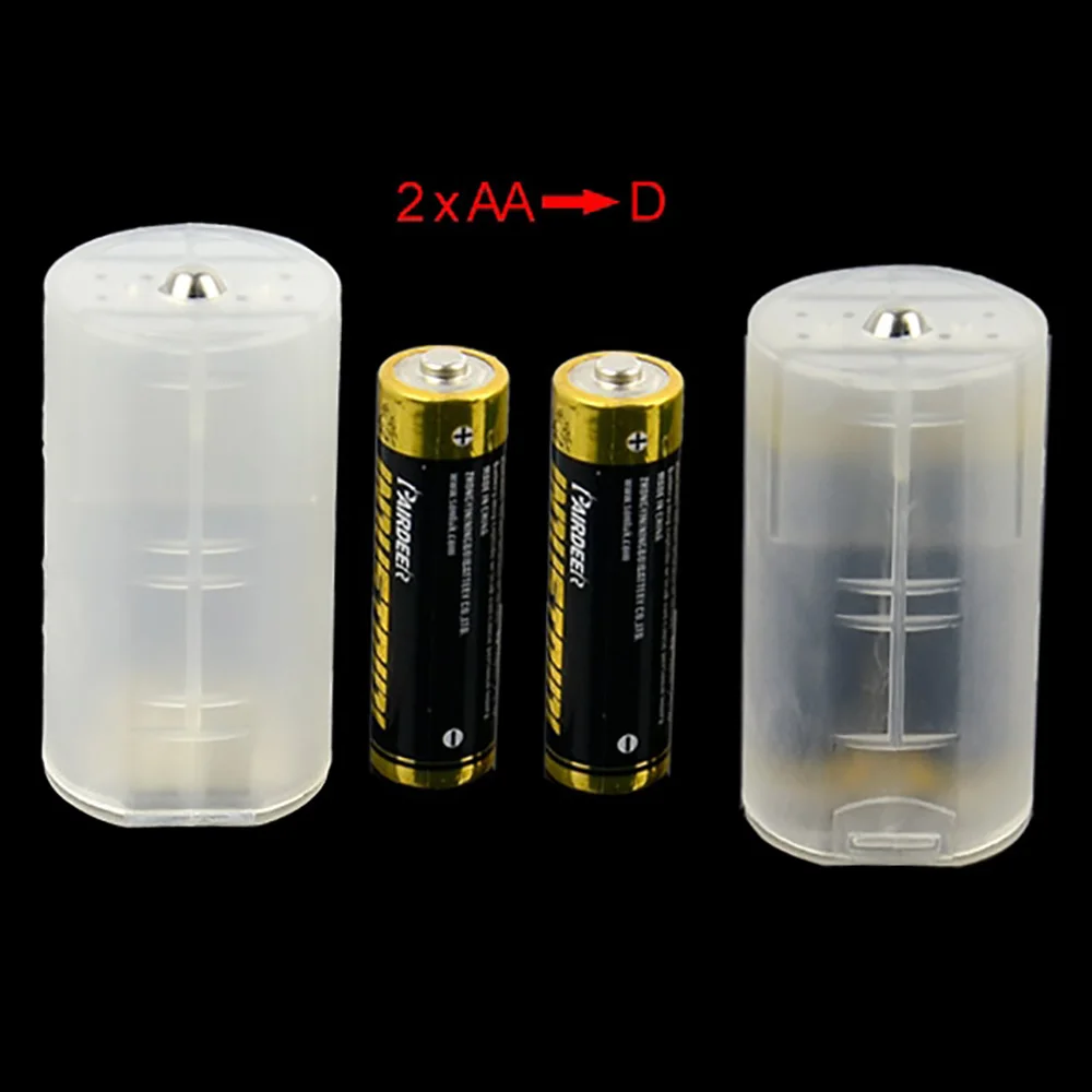 4 pc neue Batterie Adapter Konverter Fallkasten Halter für AA zu C RSJF 