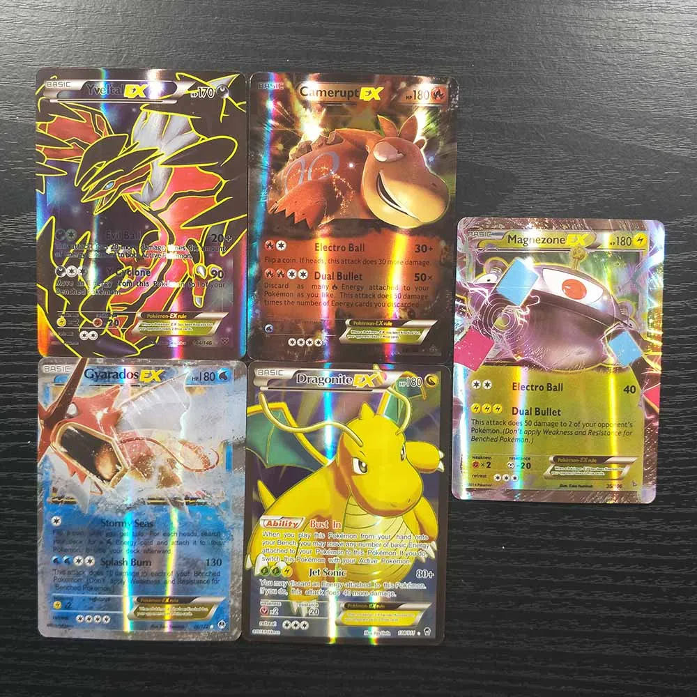 TAKARA TOMY Покемон карты битва сияющая карточная настольная игра 100 шт флэш карты коллекции детские игрушки подарки 80 EX 20 MEGA